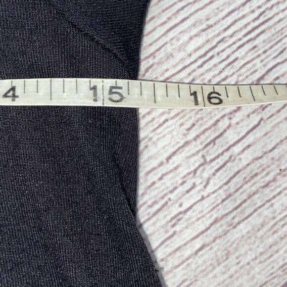 Old navy scoopneck Longsleeve fit and flare dress black sz XS women - Picture 6 of 8